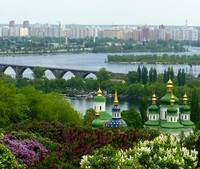 Экскурсию по Киеву можно совершать на самолете